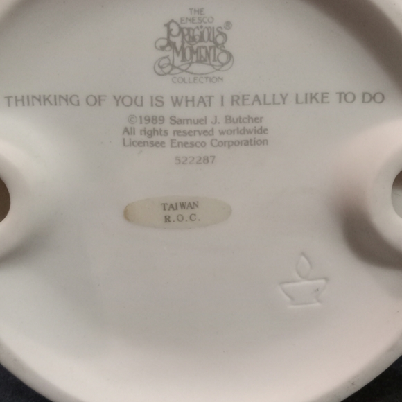 Precious Moments Cream and Pink Figurine - Picture 2 of 8